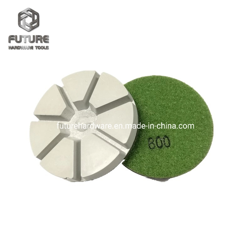 3 Inch Flexible Wet Dry Abrasive Resin Bond Diamond Polishing Tool for Concrete Granite Marble Floor