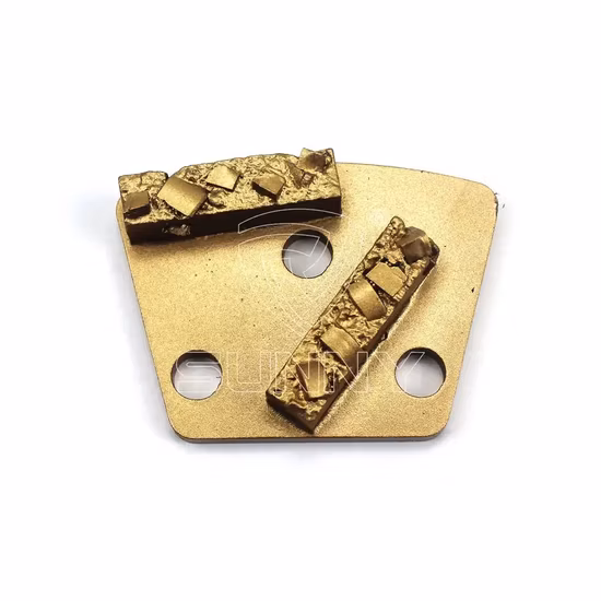 Sunny Super Scraper PCD Diamond Tools Trapezoid 2 Segments for Epoxy Removal