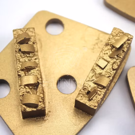 Sunny Super Scraper PCD Diamond Tools Trapezoid 2 Segments for Epoxy Removal