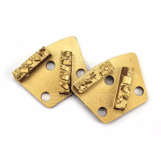 Sunny Super Scraper PCD Diamond Tools Trapezoid 2 Segments for Epoxy Removal