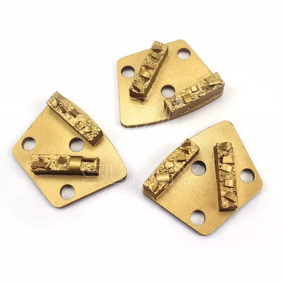 Sunny Super Scraper PCD Diamond Tools Trapezoid 2 Segments for Epoxy Removal